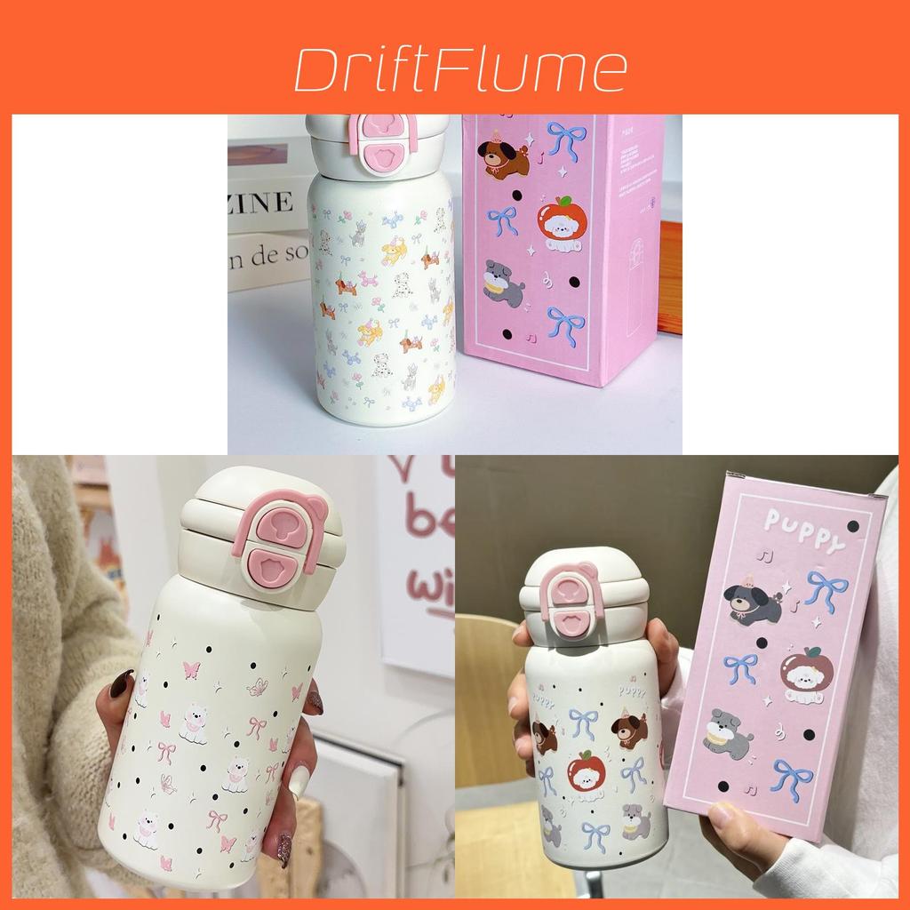 Бутылка для воды с откидной крышкой и трубочкой для детей и для путешествий