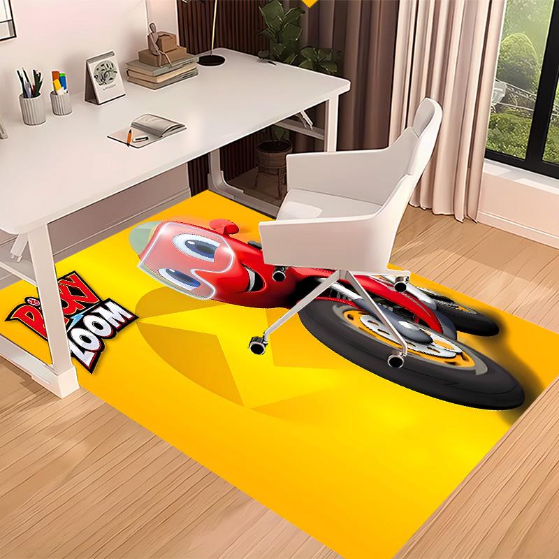 Ricky Zoom Printed Absorbent Washable Carpet, Non-Slip Bathroom Mats, Kitchen Rugs, Yoga Mat,Living Room Entrance, Camping Picnic Rugs
