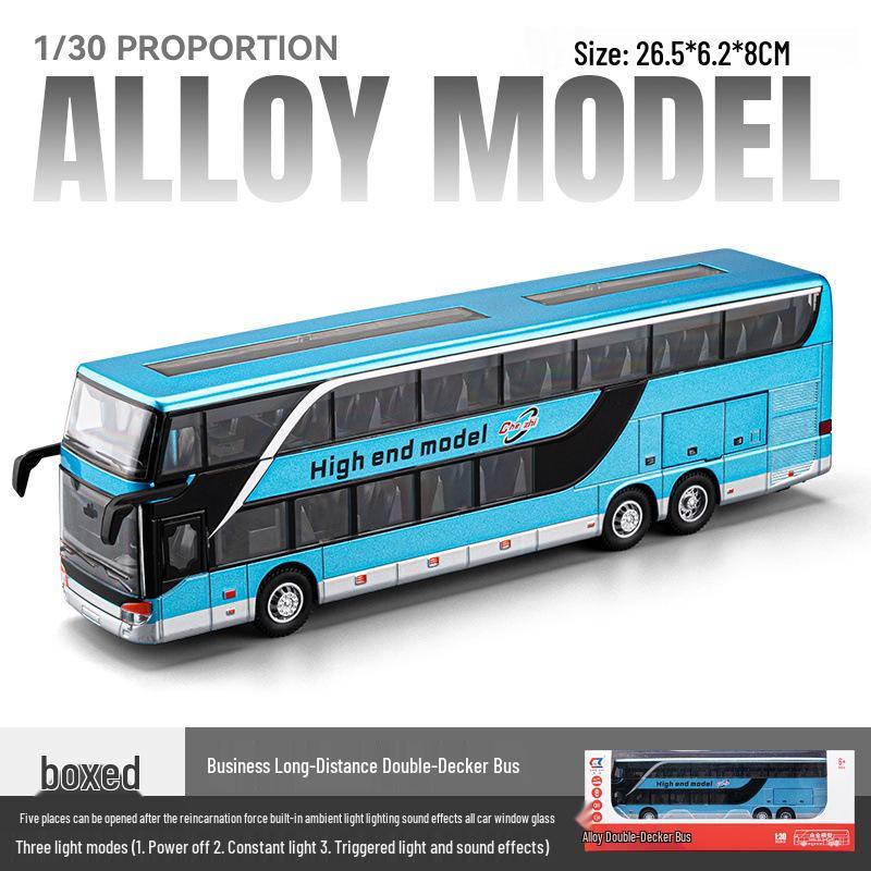 Czh233 Double-Decker City Tour Bus Model with Sound and Light.