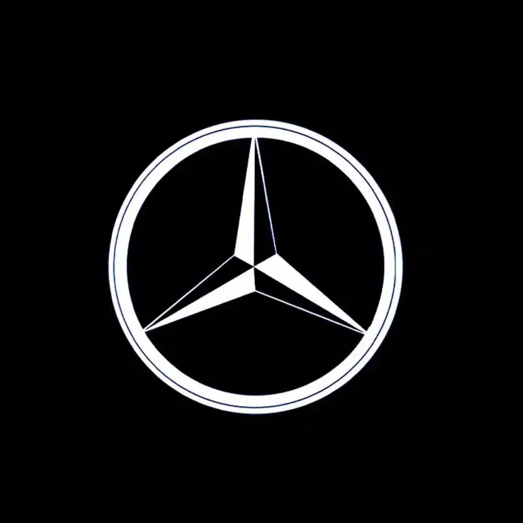 New 2025 For Mercedes Benz HD Car Door Welcome Light Led Projector Lamp For Mercedes Benz A/B/C/E/S Class GLE GLC W253 GLS W166