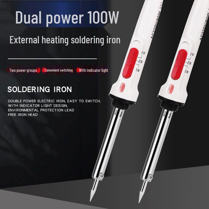 Мощный электрический паяльник с регулировкой температуры, идеально подходит для промышленного и домашнего использования