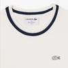 Lacoste Женская футболка S Slim Fit Tipping с коротким рукавом Tf7221 54g Ev0