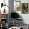 Modern Abstract Gold Green Leaf Trail Annual Ring Poster Canvas Painting Wall Art Prints Picture Living Room Bedroom Home Decor