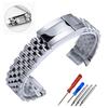 Classic 904 Steel Watch Band For Rolex Daytona Water Ghost Submariner Watch Bracelet Solid Fine Adjustment Buckle 20mm No Logo