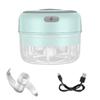Electric Garlic Masher Durable Mini Crusher Chopper USB Charging For Crushed Garlic Crushed Ginger Crushed Fresh Chili