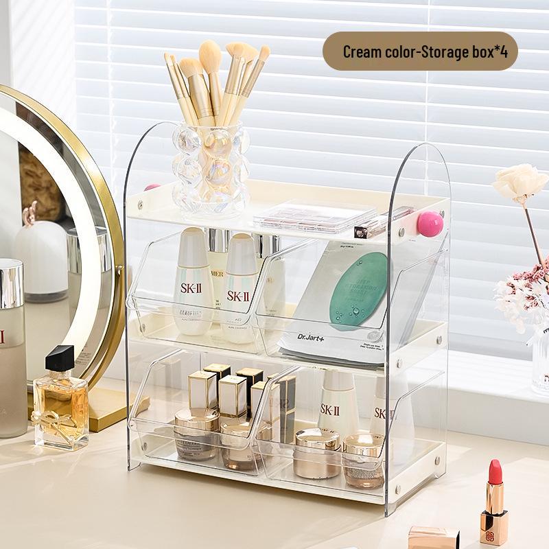 Высококлассная стойка для хранения косметики в китайском стиле для макияжа и средств по уходу за кожей