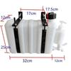 Portable Vehicle Hanging Water Tank with Faucet Durable ABS Iron Water Storage Container for Long Distance Driving