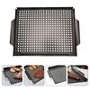 Large Capacity Barbecue Grill Pan Non-Stick Coated Roasting Fish Plate Grill Basket  Picnic