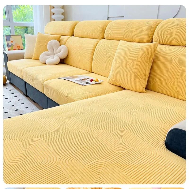 1 шт. Эластичный чехол на диван Регулируемый чехол на диван Подушка сиденья Энергосберегающий чехол L-образный Угловой чехол для дивана Чехол 1/2/3/4-местный