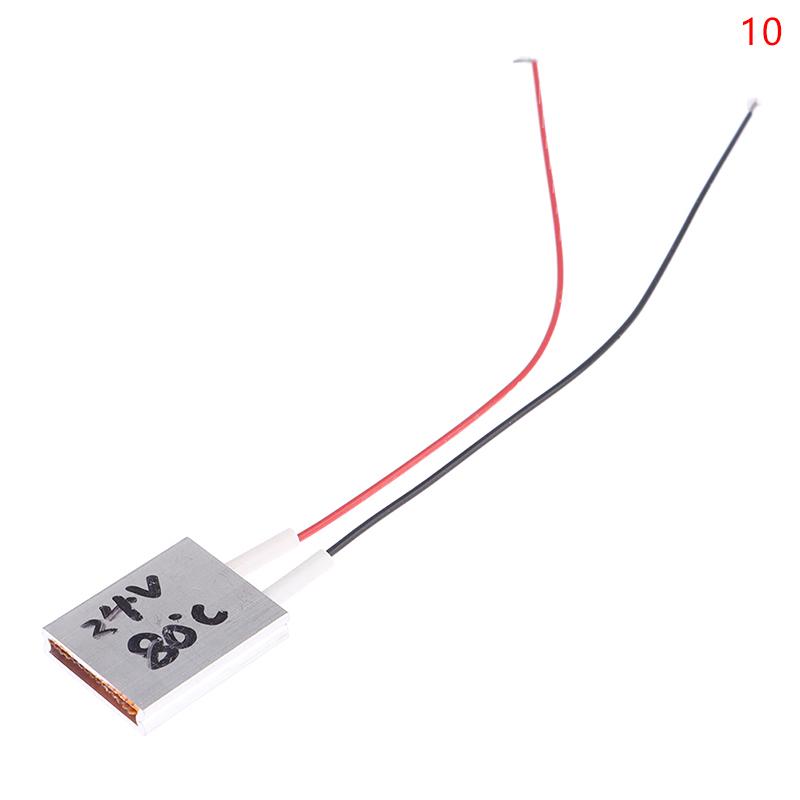 12V 24V 220V AC/DC Constant Temperature PTC Ceramic Heating Plate Air Electric Heater Plate Thermostat Component Heater