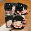 Чехол из кожи с вертикальным зернистым узором Couple Lover CP Printed Pattern Protective Soft Silicone Case с полной защитой объектива камеры для iPhone