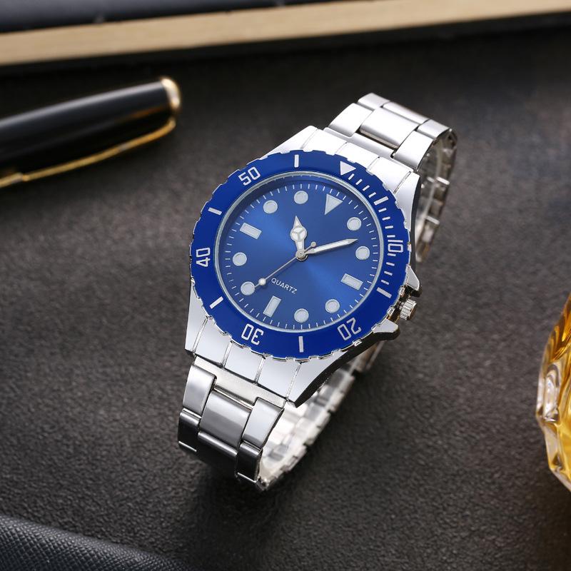 Высококачественные модные деловые мужские роскошные брендовые стальные кварцевые часы зеленые классические роскошные часы ретро наручные часы