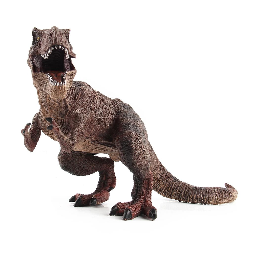 English Dinosaur World Squatting Tyrannosaurus Rex Hollow Plastic Doll Ornament Model Toy