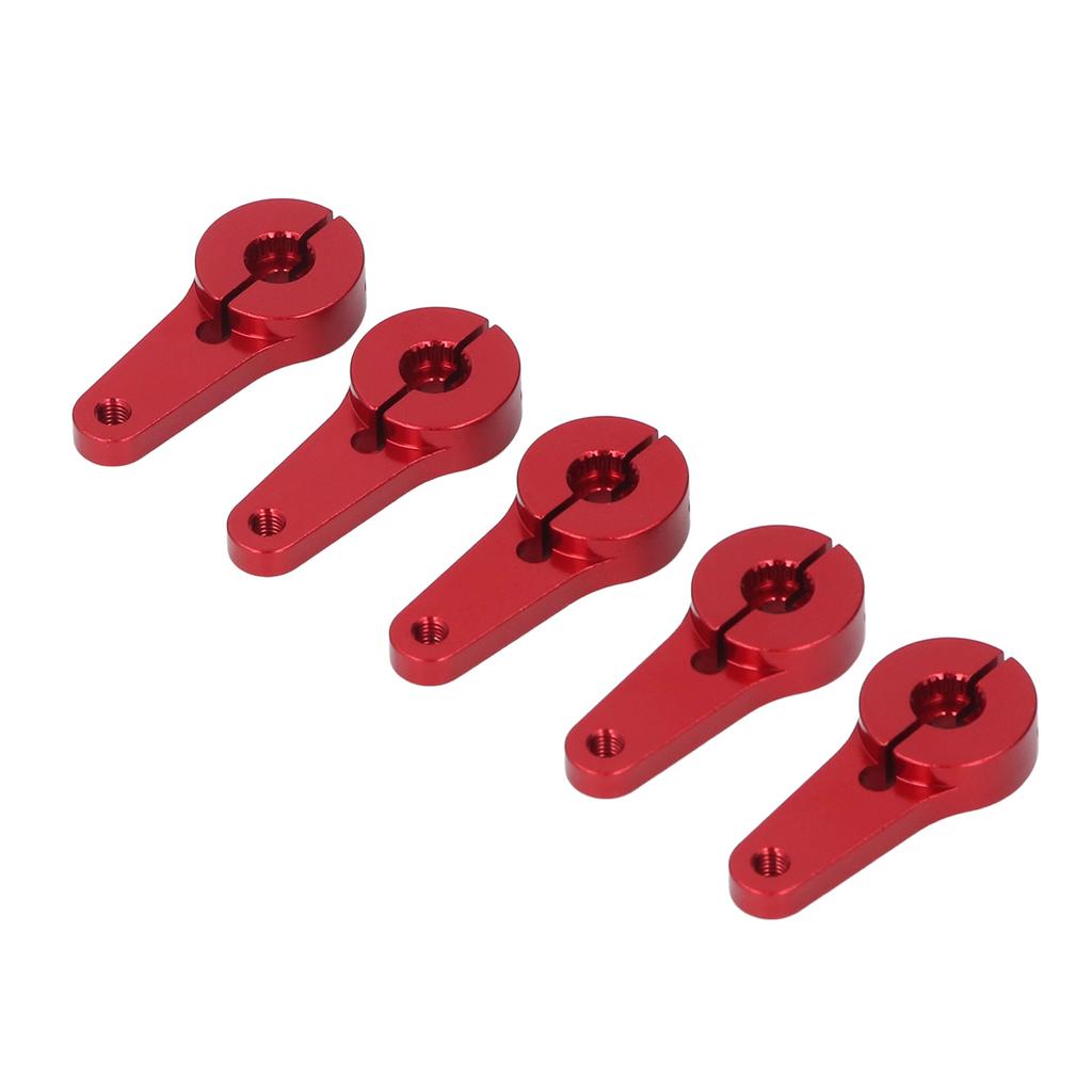 5 Pcs 25T M3 Aluminum Alloy RC Servo Horns Arms 31mm Metal Steering Arms for RC Car for Redcat for Axial for Scx10 for