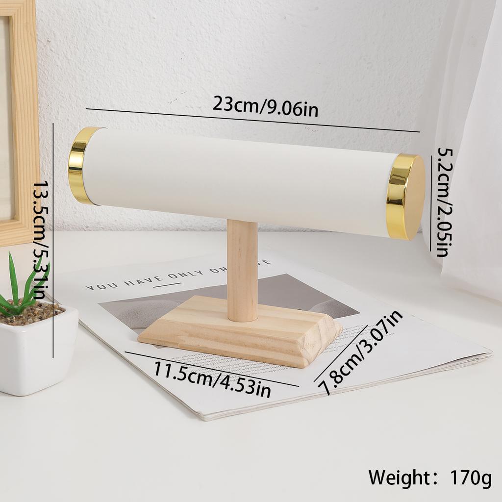Jewelry Bracelet Display Stand Vertical T Bar Tower Organizer for Hair Band Home Organization Scrunchies Desktop Showcase