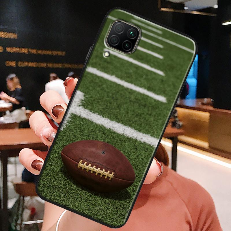 Rugby Ball For Huawei Honor X8a X7a X9a X8 50 70 90 Lite Magic5 Pro P20 P30 P40 P50 P60 Nova 9 5T Case