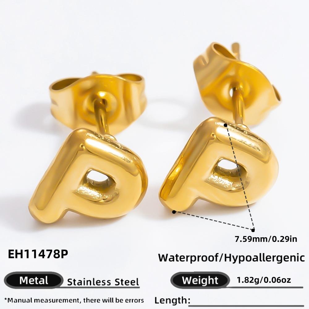 Earrings Electroplated 18k Gold Earrings, Light Luxury, Non-fading, High-end Women's Autumn and Winter Earrings and Studs