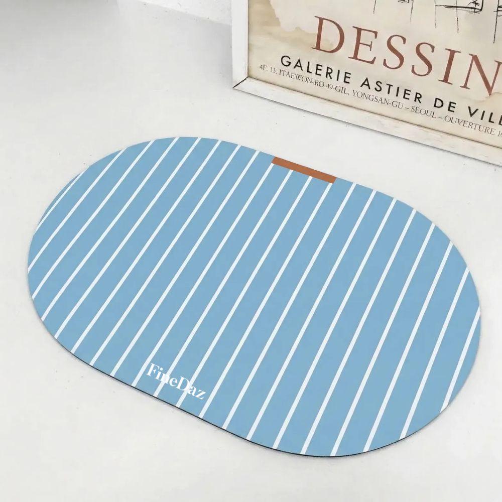 minimalist striped bathroom carpet, quick drying soft floor mat, suitable for bathroom vanity and bedroom decoration