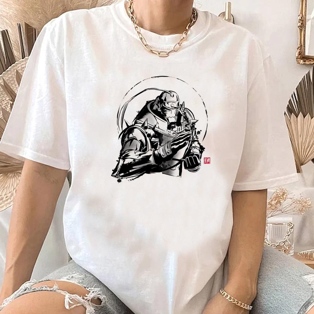 Colorful Vintage Punk Comfortable Breathable Fullmetal Alchemist Tshirt Tee Streetwear Aesthetic Clothes