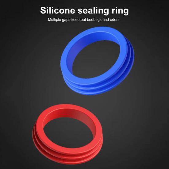 Odor Proof Floor Drain Anti-overflow One Way Valve Seal Sewer Drain Cover Easy Install Bathroom Drain Core for Backflow Prevention And Odor Control