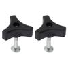 Hi-Strength Triple-Cornered Triangles Knob Handle Lawn Mower Handlebar Nuts  Outdoor Tools