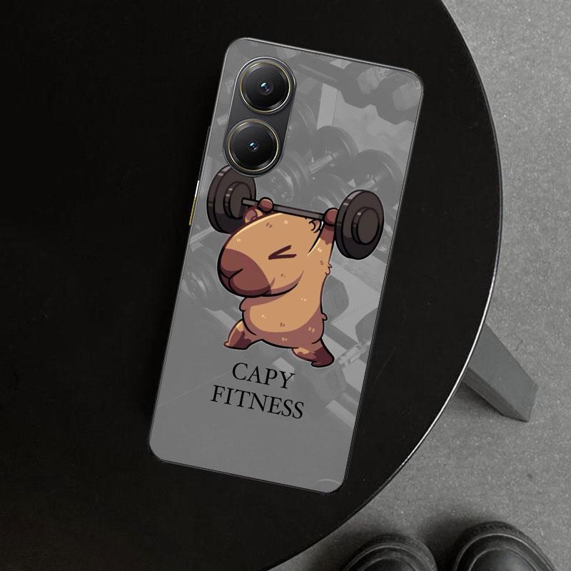 Bunny Capybara Cartoon Animal Phone Case Cover for Xiaomi Poco X6 X5 X7 Pro F7 Ultra Redmi 15C 15 13C 13 12C 12 10C 10 10A 9C 9A