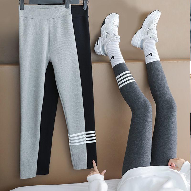 Quality Four-white Leggings Autumn and Winter New Women's Wear Tight Polished Long Johns Women's Velvet Thickened Cotton Pants
