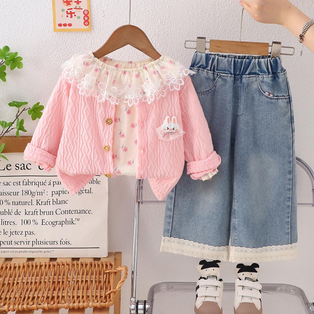 Детский повседневный комплект с длинным рукавом, удобные наряды для повседневной носки