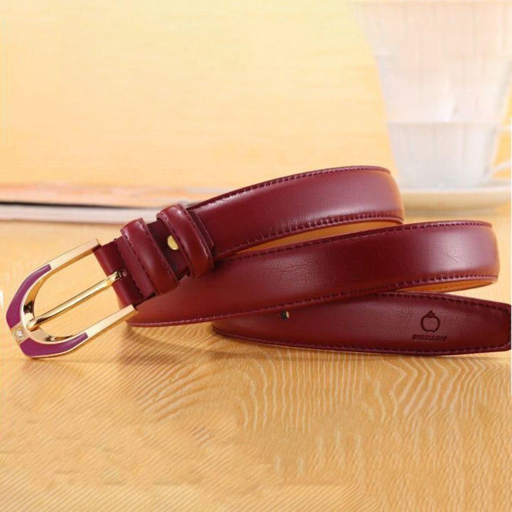 Fashion Leather Belt Soft Women Belt Straps Decorative Belt Girls