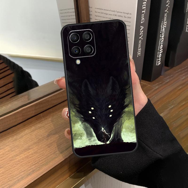 Чехол с волком для Samsung Galaxy M20 M14 M34 M54 M13 M23 M33 M53 M21 M51 M30s M31s M12 M32 M52