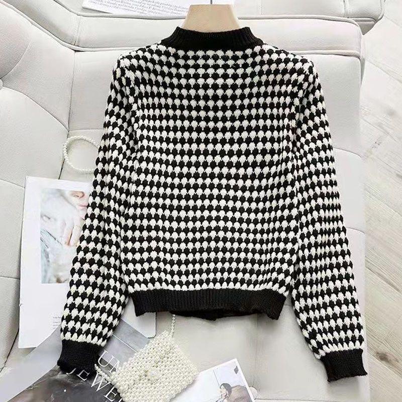 Cardigan Spring and Autumn 2022 Long Sleeve Wear Loose Sweaters Knitting Bottomed Bow Fragrant Cardigan Female Coat