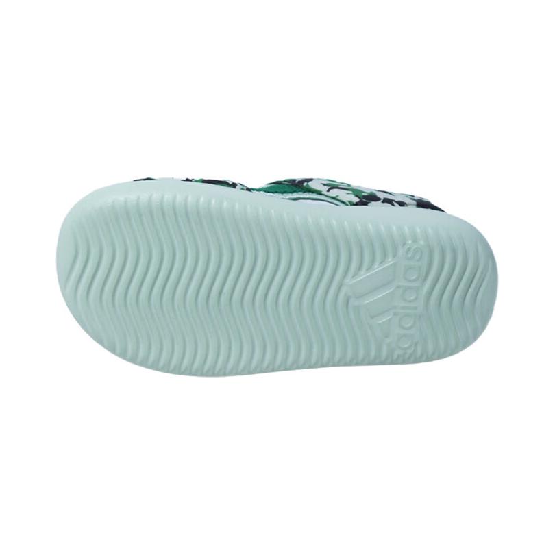 Kids' Sandals Adidas Slip Resistant Abrasion Resistant Children's Sandals Green Children Aged 3 7 Years Old