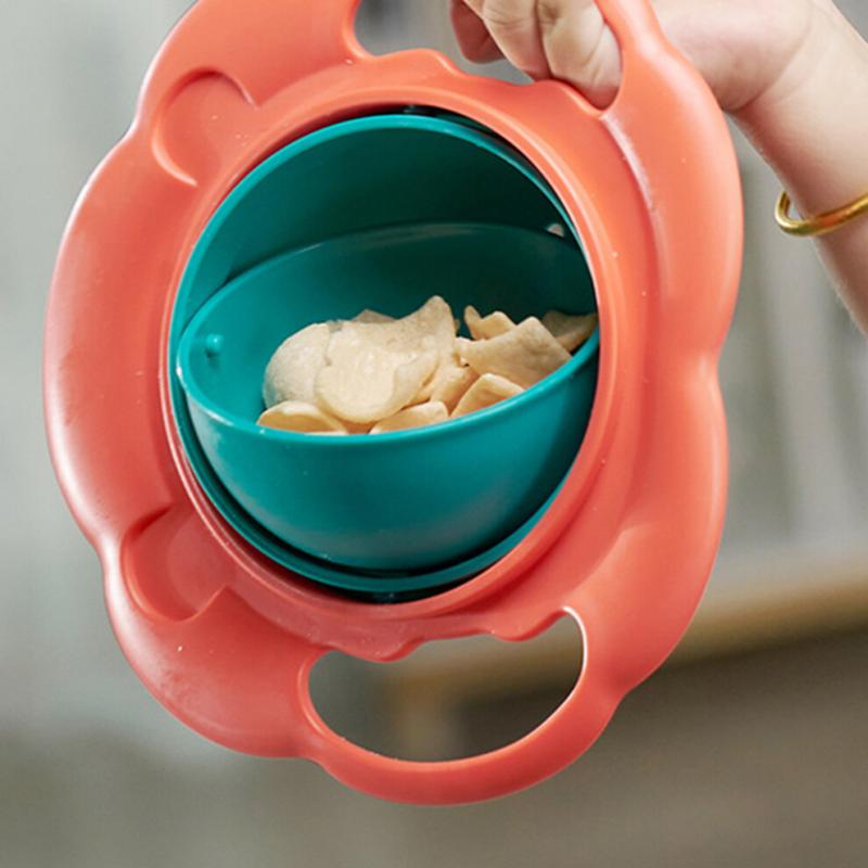 Children Rotation Spill Resistant Bowl Feeding 360