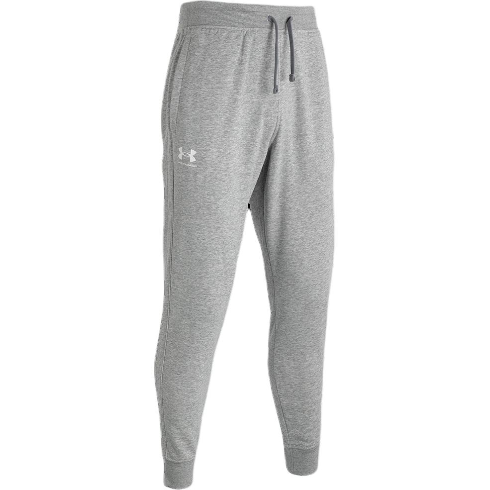Under Armour Мужские вязаные спортивные штаны светло-серые 1366727-035
