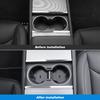 TESY Silicone Watercup Holder for Tesla New Model YL Y Launch Juniper Model 3 Highland Black and White colour