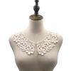 1 Pair Embroidery Cotton Lace Fabric Neckline Collar Trim Craft Ribbon DIY Sewing Collar Guipure Applique Wedding Decor