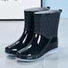Outdoor Female Rain Shoes Women's Fashion Boots New Anti-Slip Wear-Resistant Ladies Waterproof Shoes Botas Mujer