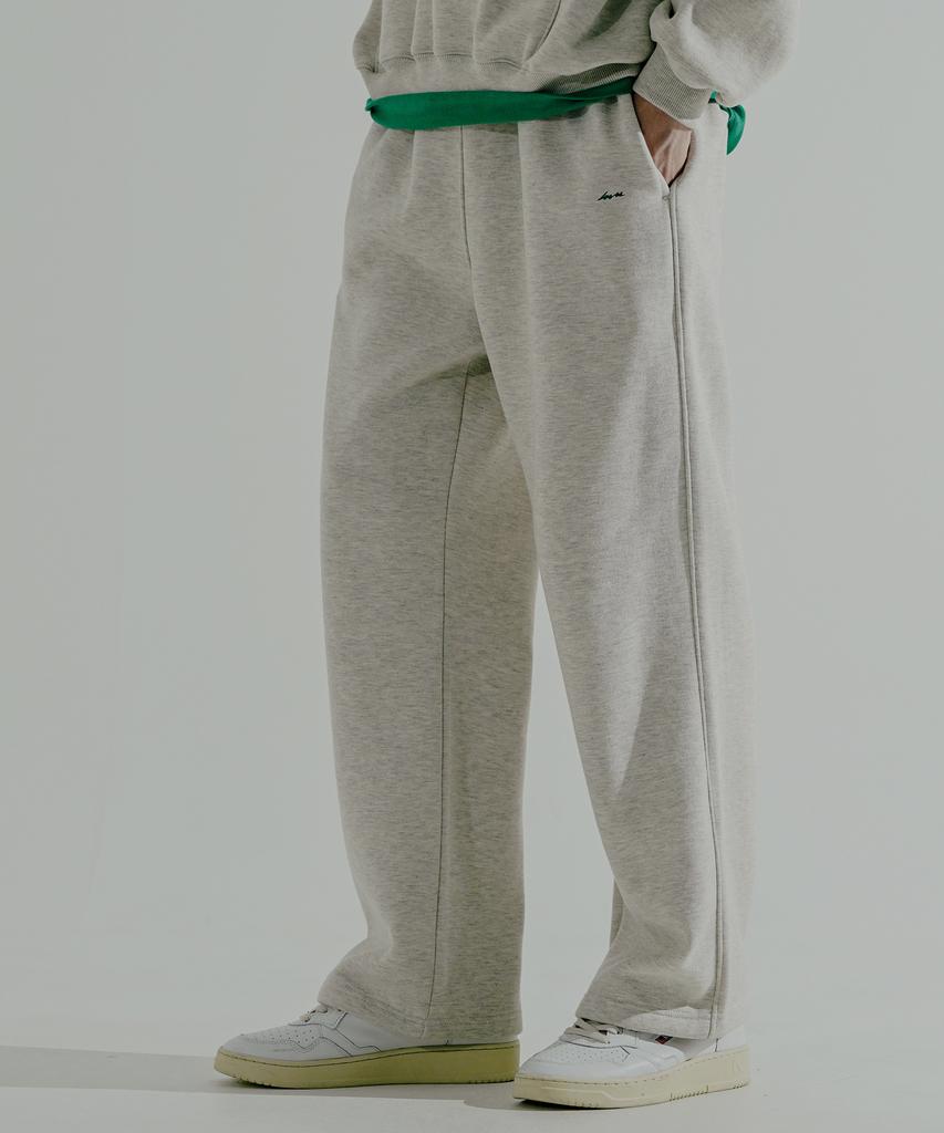 WV PROJECT Kani Straight Sweatpants Oatmeal Mjlp7628