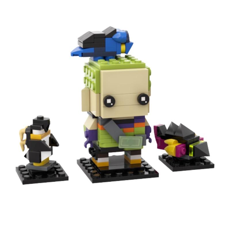 Gobricks Moc Valorant Контракт Голова Миниатюрная Фигурка Сборная Игрушка