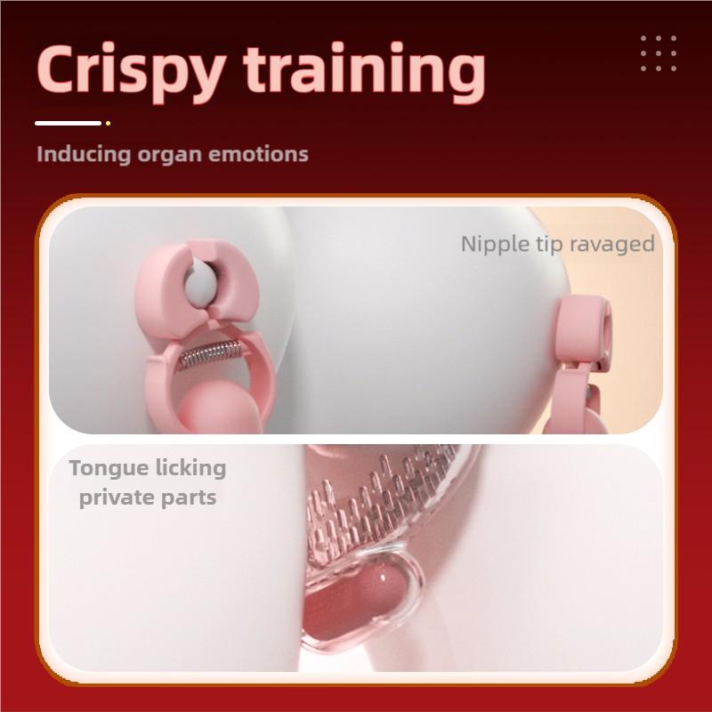 10 Mode Strong Nipple Clamp Vibrators Breast Clips Electric Nipple Stimulator with Handle Control Adult Toys for Women