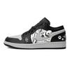Air Jordan 1 Нескользящие Устойчивые к истиранию Низкие Винтажные Баскетбольные Кроссовки Унисекс Черно-Белые 553558-043(Команда181-)