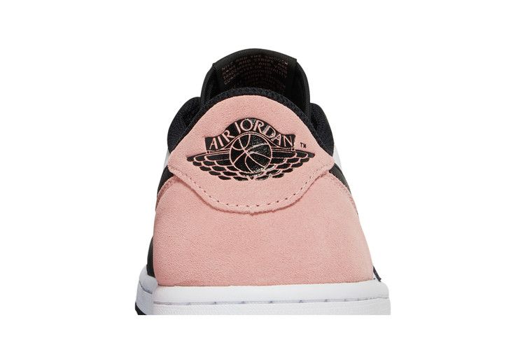 Men's Sneakers Nike Jordan 1 Low OG Bleached Coral Black/Bleached Coral-White-Grey Fog