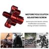 Болт регулировки сцепления мотоцикла, анодированный алюминий с ЧПУ, рычаг тормоза, кабель сцепления, провод с фиксированным винтом, мотоцикл, квадроцикл, UTV, модификация спортивного велосипеда