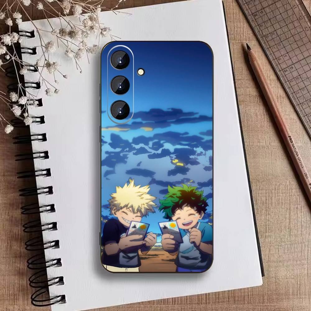 Чехол для телефона Katsuki Bakugo R-Hero Academia Для Samsung Galaxy A73, A21s, A22, A31, A52, A53, A71, A41 Мягкий черный корпус
