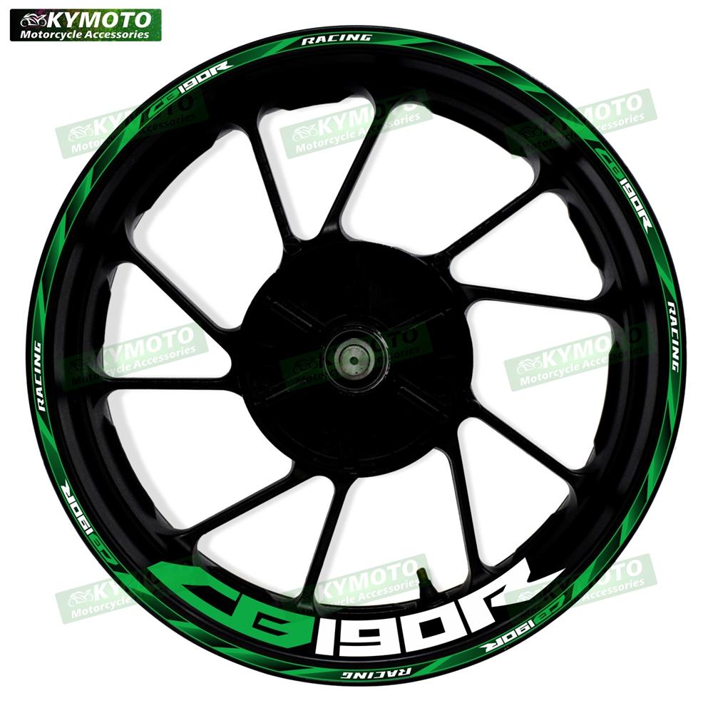 For Honda CB190R CB 190R motorcycle accessories 17 inch front and rear wheel stickers fairing reflective stickers decoration