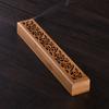 Aromatherapy Desktop Ornament Hollow carved Incense Holder Censer Ash Catcher Bamboo Incense Box