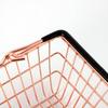 Мини-корзина для хранения из металла, органайзер для ювелирных изделий, корзина для стола, рамка для косметики, реквизит для фотографий