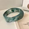 Европейский американский стиль нерегулярный широкий браслет смазывание ретро кольцо на руку простой акриловый браслет подарок