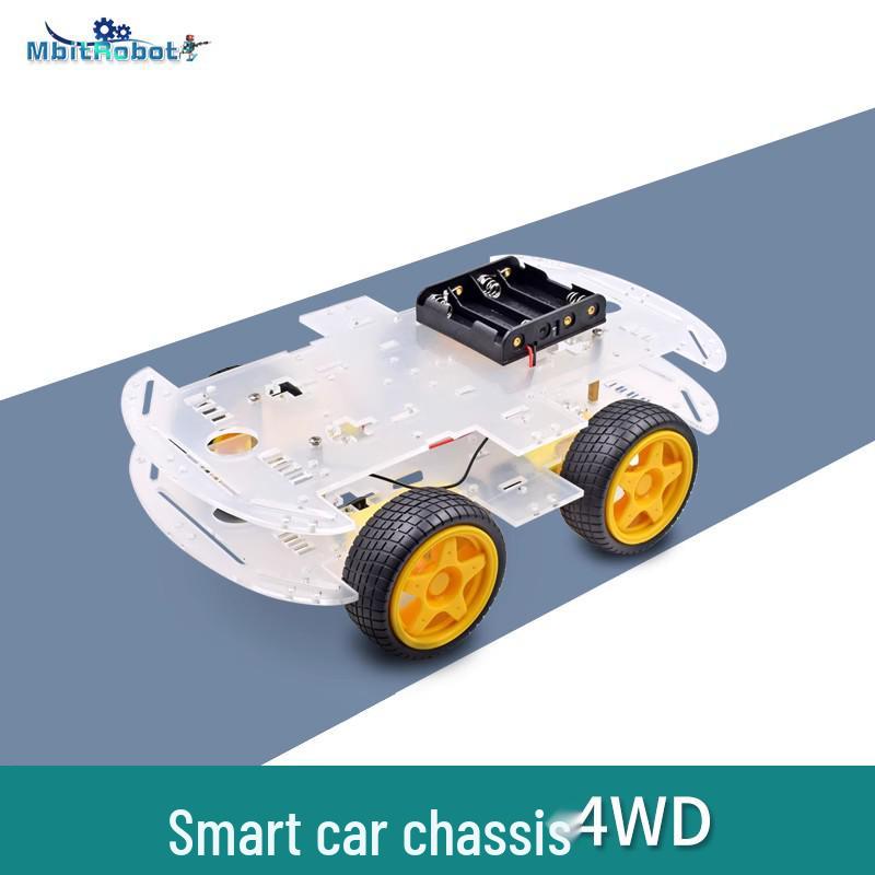 Робот-машина на радиоуправлении 4WD/2WD Smart Line-Following с ультразвуковыми функциями