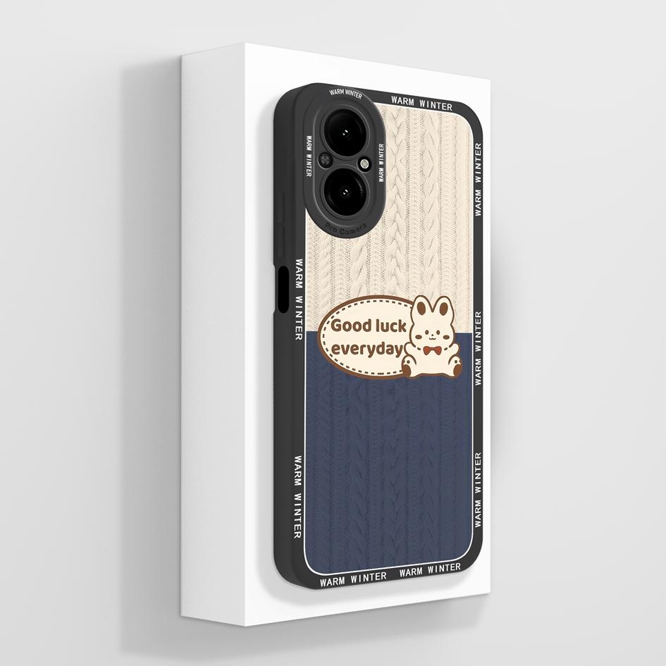 Чехол для Oppo Realme C67 C65 C63 C61 C25 C25S C25Y C30 C30S C31 C33 C35 C55 C51 C53 Ленивый кот Мягкий жидкий силиконовый защитный чехол для Oppo Capa